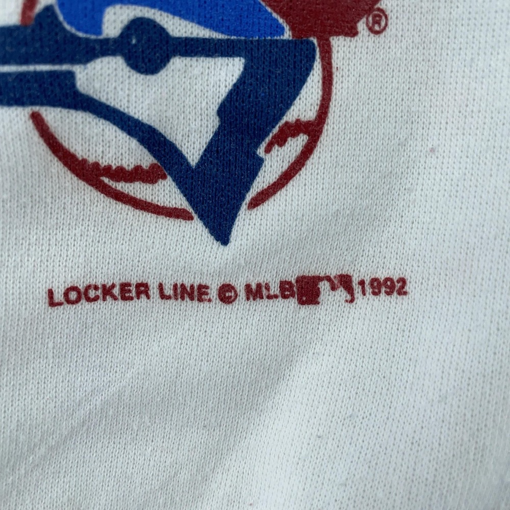 Vintage‎ 1992 Toronto Blue Jays Sweatshirt FITS XS MLB World Series Baseball 90s - Picture 3 of 9